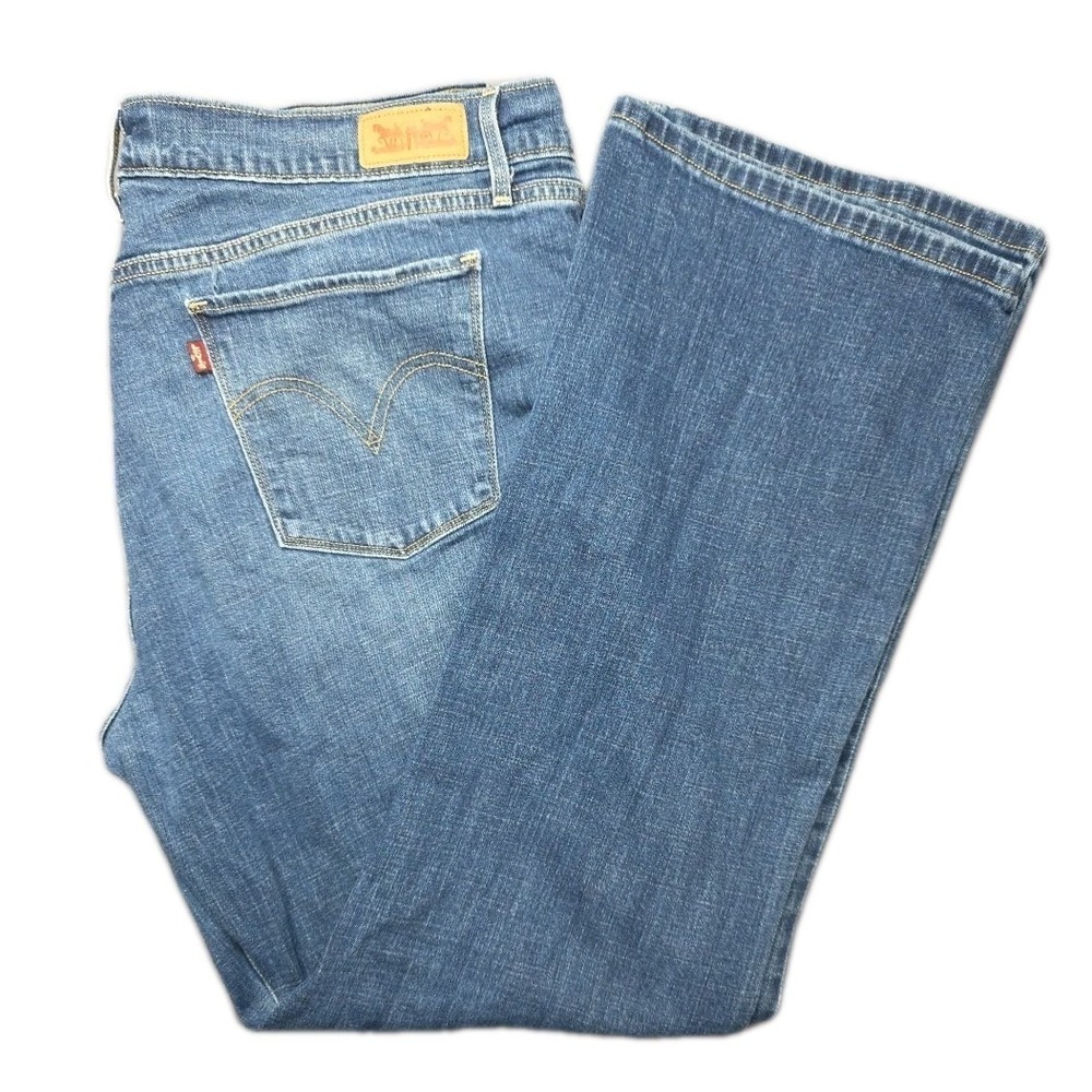 levis 515 boot cut blue jeans womens